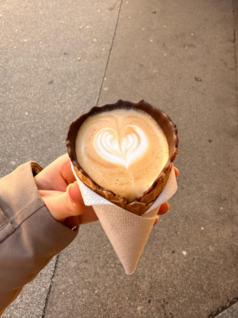 coffee in the cone