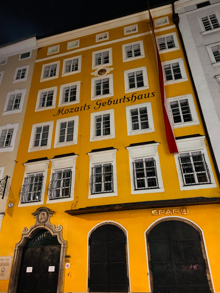 The Mozart's Birthplace museum