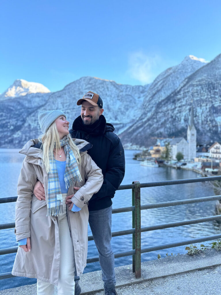 Me and my boyfriend in Hallstatt