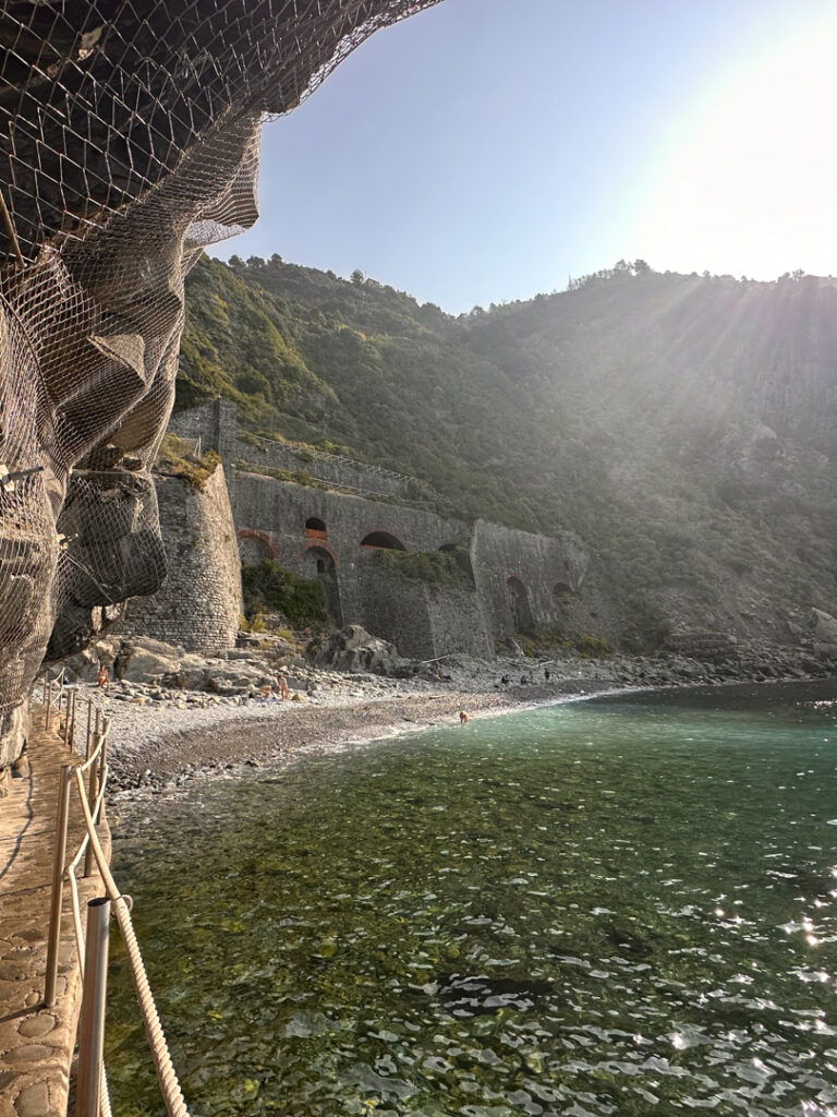 swimming spot in Riomaggiore