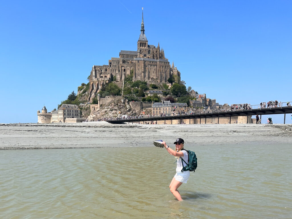 quicksand at Mont Saint-Michel